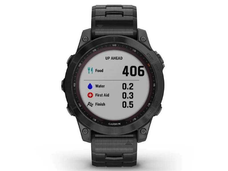 SMARTWATCH FENIX 7 SOLAR EDITION TITANIUM CARBON GREY GARMIN 010-02540-39